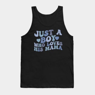 First Mother's Day Mommy and Me First Mother's Day Gift Baby Boy Mama Tank Top
